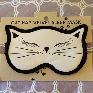 Cat Nap Velvet Sleep Mask